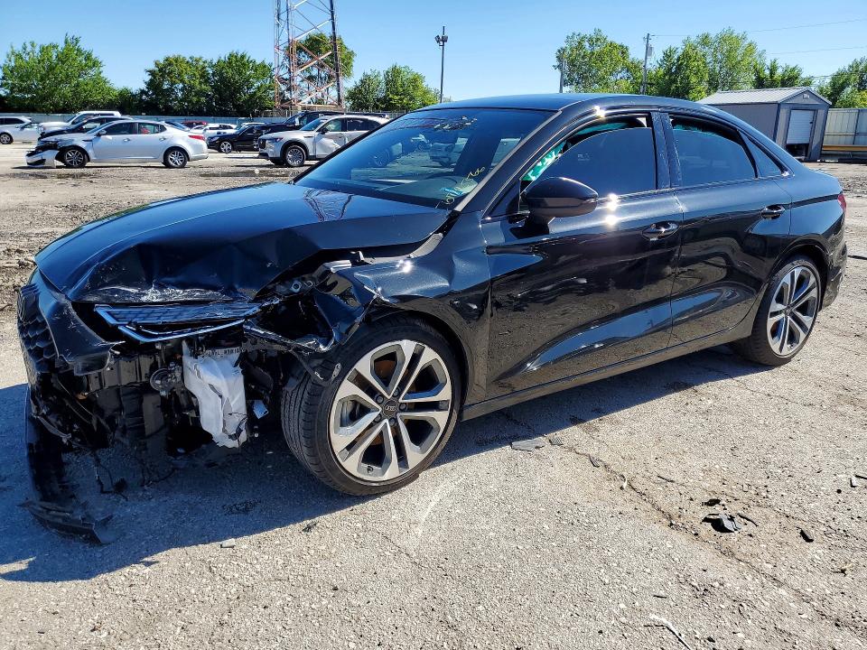 2025 Audi A3 VIN WAUHUDGY6SA074253 — COPART salvage auction photo