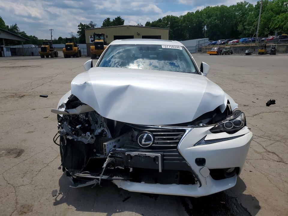 2014 Lexus Is VIN JTHCF1D25E5002087 COPART salvage auction — FRONT END, Ny - Mv-907A Salvage Certificate, sold $1,050 on 2026-07-07 (photo 5)