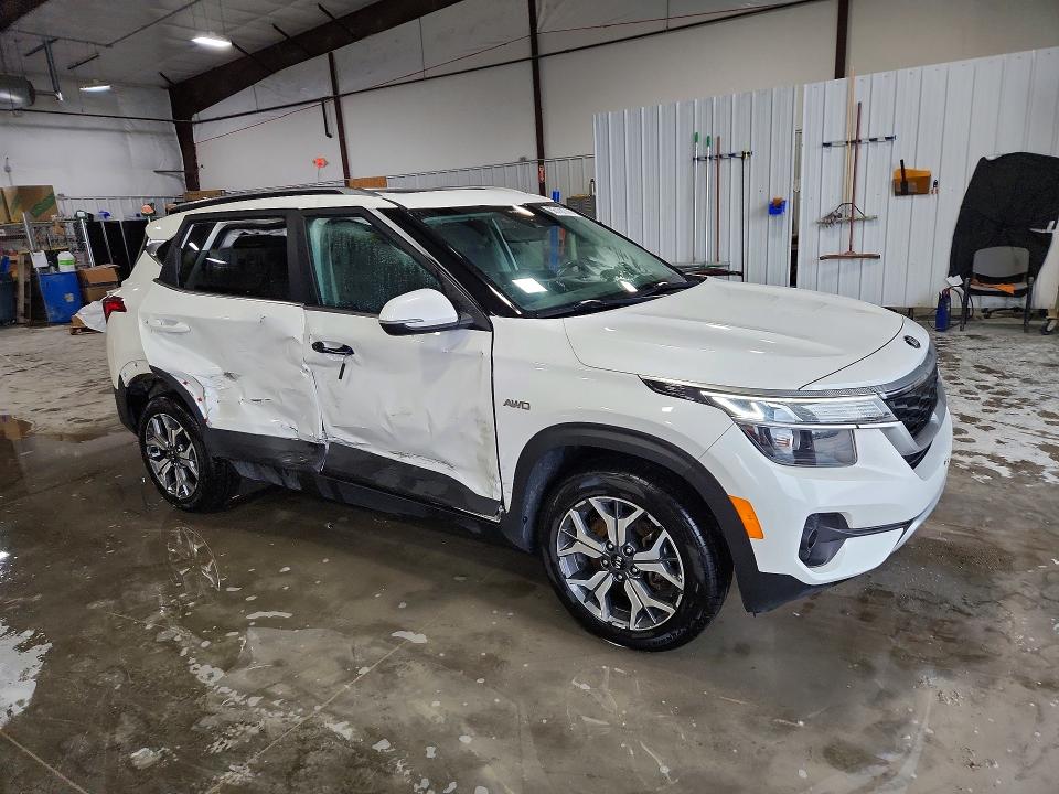 2021 Kia VIN KNDERCAA3M7167227 COPART salvage auction — SIDE, Il - Salvage Certificate, sold $2,900 on 2026-07-20 (photo 4)