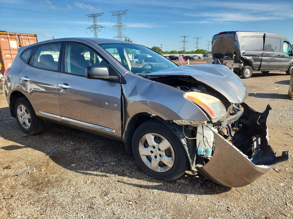 2011 Nissan Rogue sport VIN JN8AS5MV2BW269073 COPART salvage auction — FRONT END, IL - SALVAGE CERTIFICATE, sold $350 on 2026-07-16 (photo 4)
