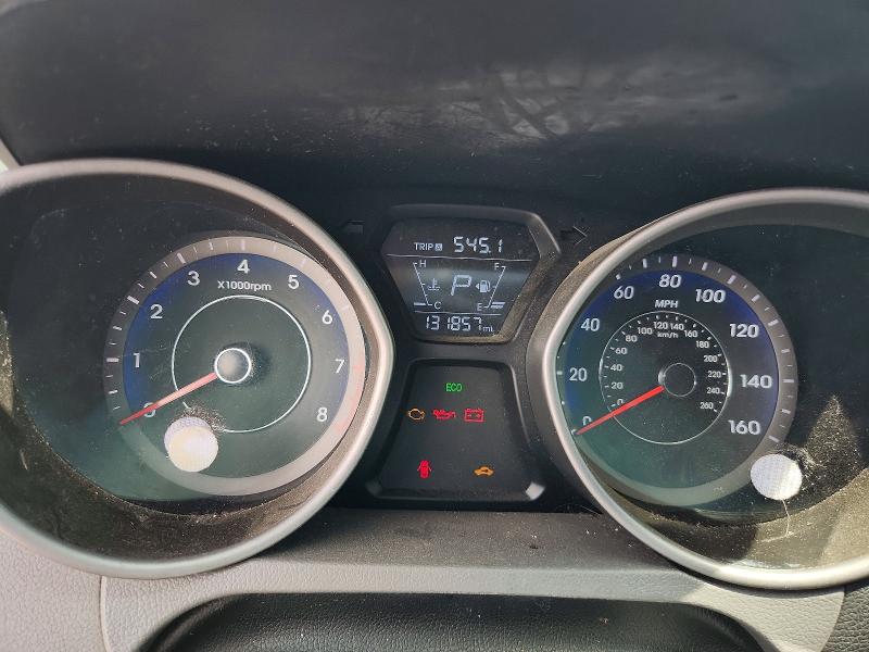 2015 Hyundai Elantra VIN KMHDH4AH6FU372235 COPART salvage auction — MECHANICAL, Oh - Certificate Of Title, sold $1,650 on 2026-07-24 (photo 9)