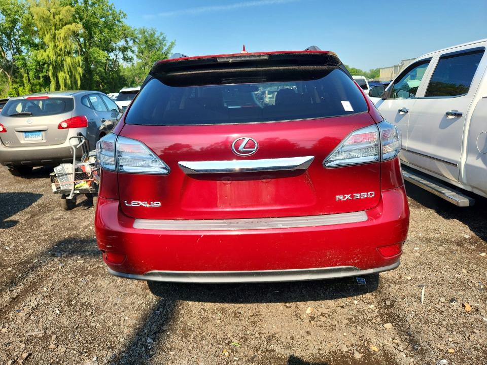 2010 Lexus Rx 350 VIN 2T2BK1BAXAC069263 COPART salvage auction — FRONT END, Ct - Cert Of Title-Salvage, sold $4,000 on 2026-07-02 (photo 6)