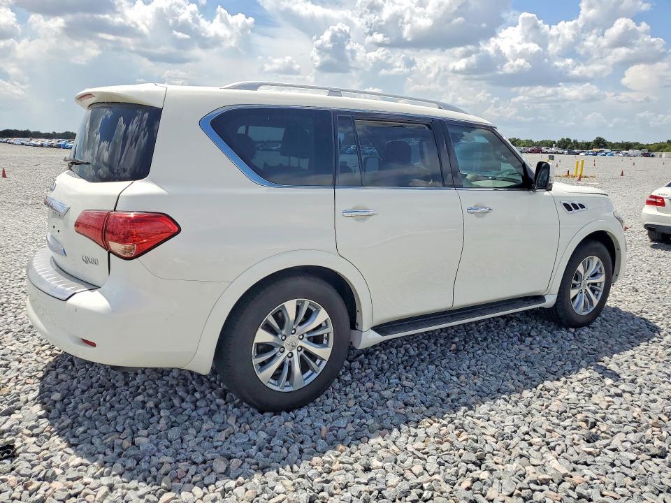 2017 Infiniti VIN JN8AZ2NF1H9640992 COPART salvage auction — FRONT END, Fl - Cert Of Ttl-Rebuilt&Slvg Rbld, sold $5,300 on 2026-07-14 (photo 3)