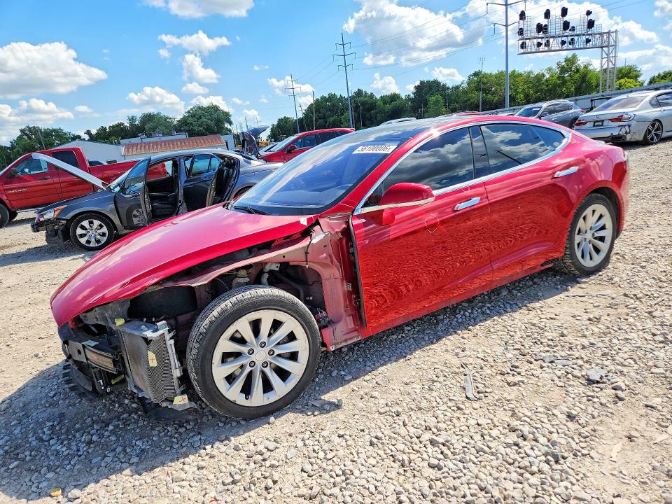 2014 Tesla VIN 5YJSA1H17EFP30229 COPART salvage auction — FRONT END, OH - CERT OF TITLE-SALVAGE, sold $2,800 on 2026-07-24 (photo 1)