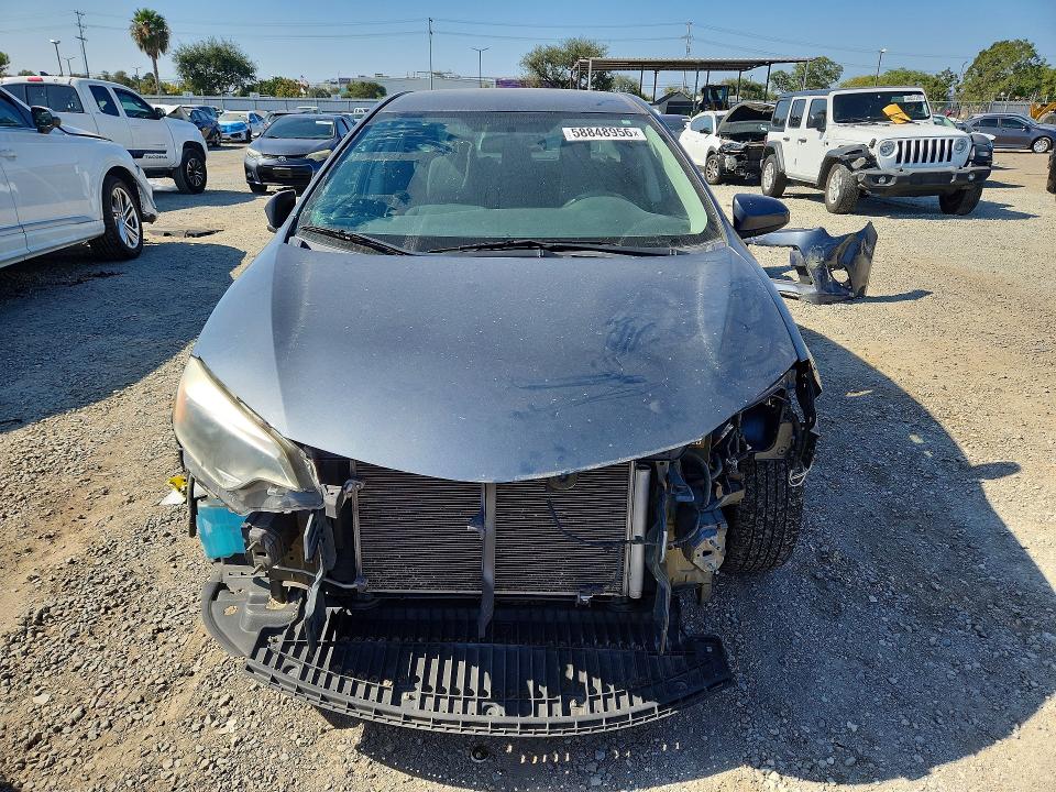 2016 Toyota VIN 5YFBURHEXGP439403 COPART salvage auction — FRONT END, Ca - Salvage Certificate, sold $3,100 on 2026-07-31 (photo 5)