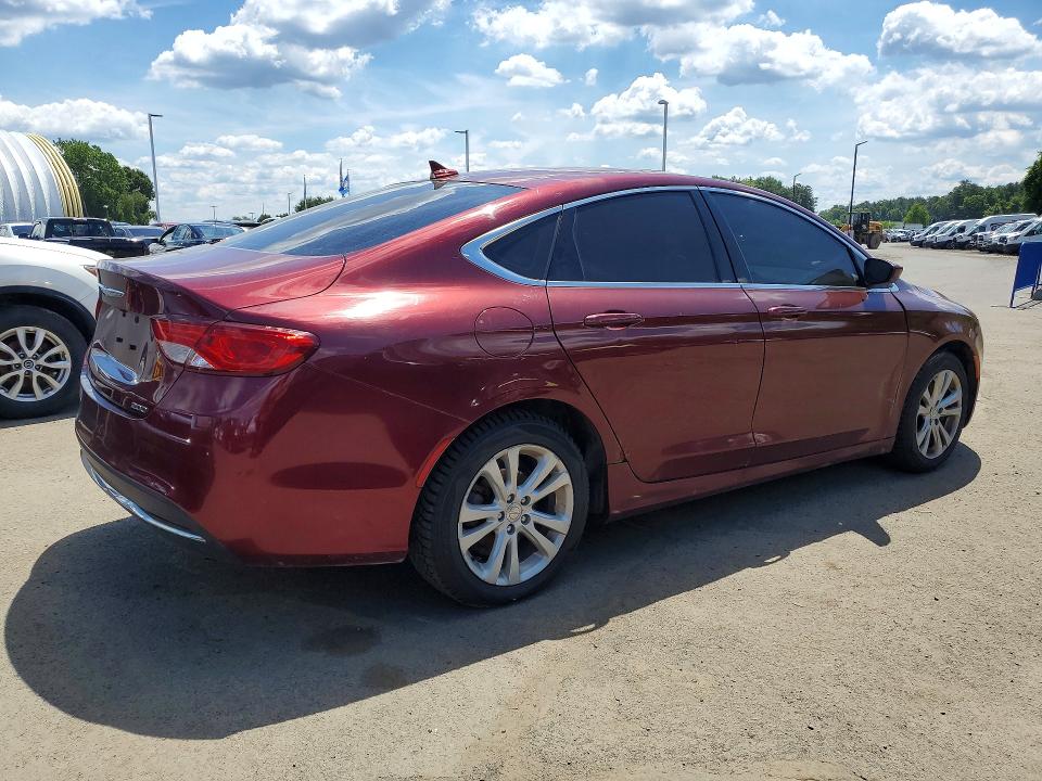 2016 Chrysler 200 VIN 1C3CCCAB7GN123009 COPART salvage auction — MINOR DENT/SCRATCHES, Vt - Certificate Of Title, sold $1,550 on 2026-07-10 (photo 3)
