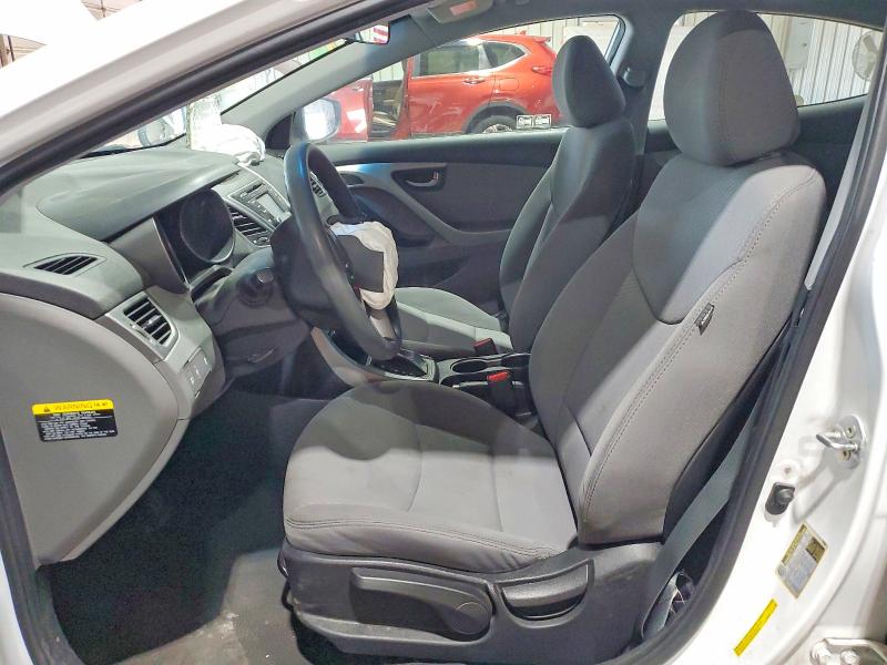 2016 Hyundai Elantra VIN 5NPDH4AE3GH746791 COPART salvage auction — FRONT END, Pa - Certificate Of Salvage, sold $700 on 2026-07-06 (photo 7)
