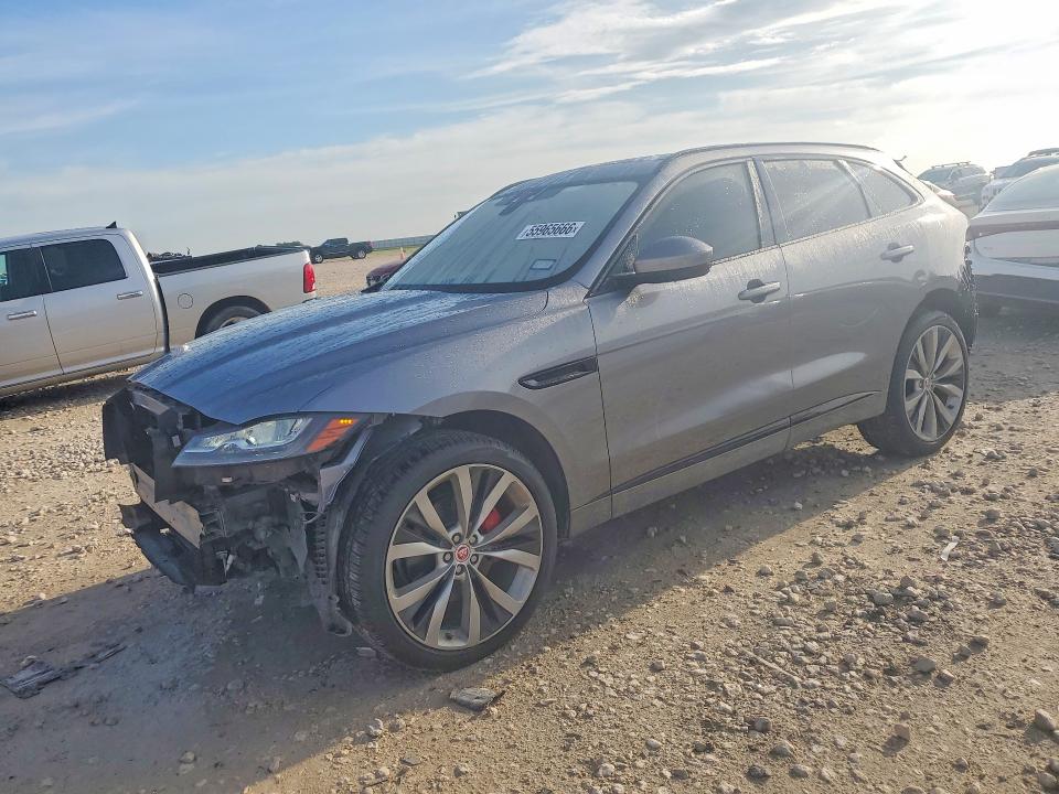 2020 Jaguar VIN SADCM2FV9LA633311 COPART salvage auction — FRONT END, TX - SALVAGE VEHICLE TITLE (P), sold $4,000 on 2026-07-16 (photo 1)