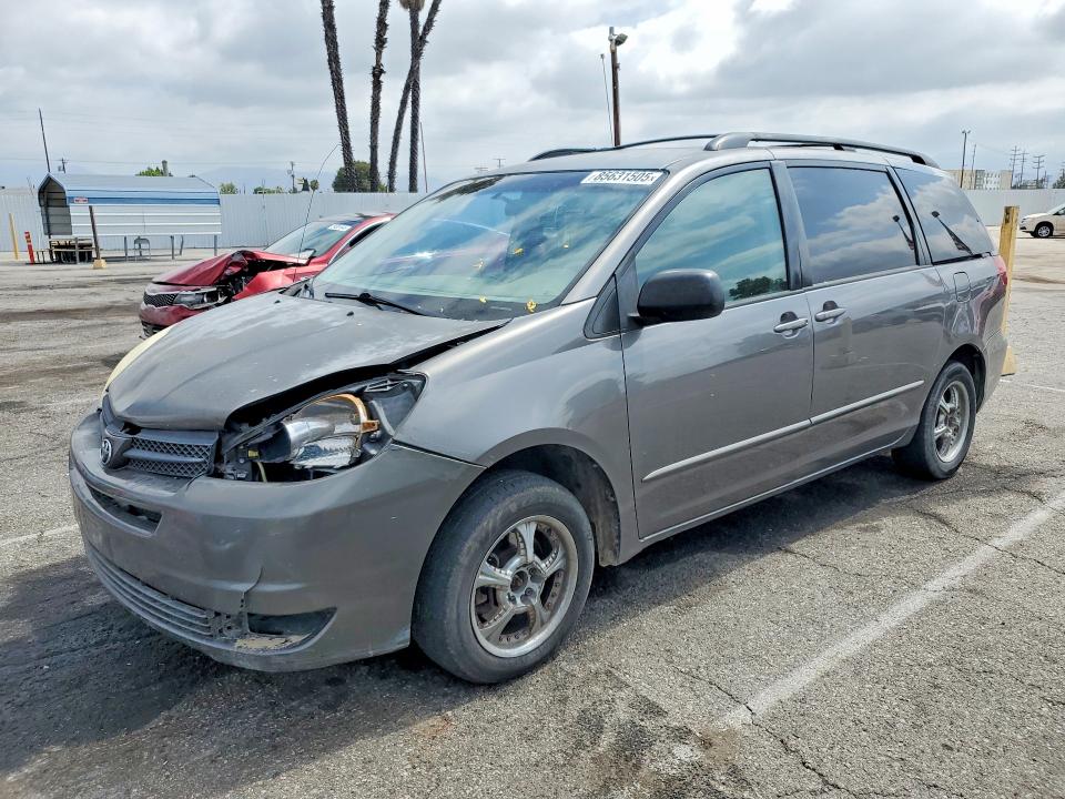 2005 Toyota Sienna VIN 5TDZA23C05S309591 COPART salvage auction — FRONT END, Ca - Dis/Dlr/Exp Only Clean Title, sold $525 on 2026-07-07 (photo 1)