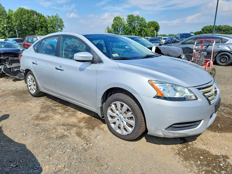 2013 Nissan Sentra VIN 3N1AB7AP6DL724192 COPART salvage auction — REAR END, Ma - Cert Of Title-Salvage, sold $475 on 2026-07-02 (photo 4)