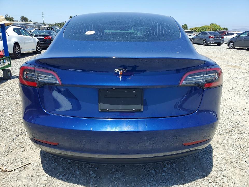 2020 Tesla Model 3 VIN 5YJ3E1EA8LF658368 COPART salvage auction — FRONT END, Ca - Salvage Certificate, sold $3,100 on 2026-07-31 (photo 6)
