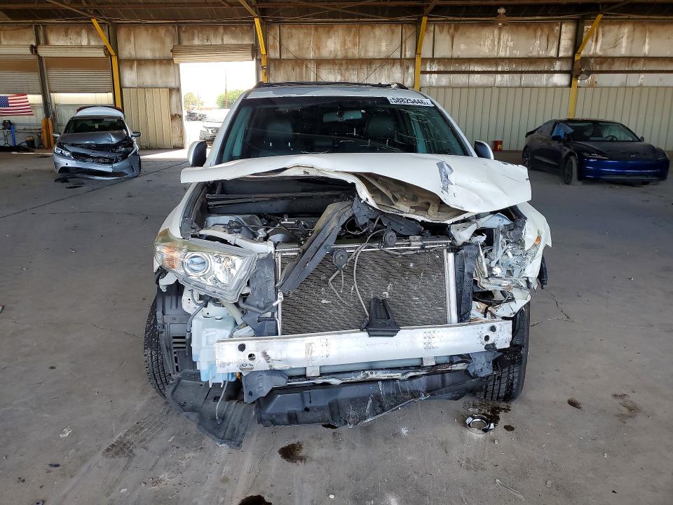2013 Toyota Highlander VIN 5TDBK3EH9DS242033 COPART salvage auction — FRONT END, Az - Cert Of Title - Salvage, sold $1,500 on 2026-07-20 (photo 5)