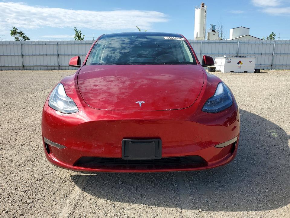 2024 Tesla Model y VIN 7SAYGDEF4RA284248 COPART salvage auction — HAIL, Ia - Cert Of Title-Salvage Title, sold $12,200 on 2026-07-29 (photo 5)