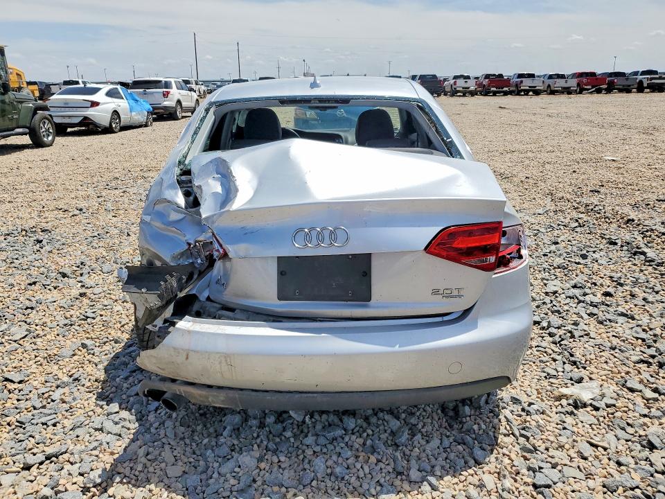 2009 Audi A4 VIN WAUSF78K49N065159 COPART salvage auction — REAR END, Tx - Salvage Vehicle Title, sold $90 on 2026-07-28 (photo 6)