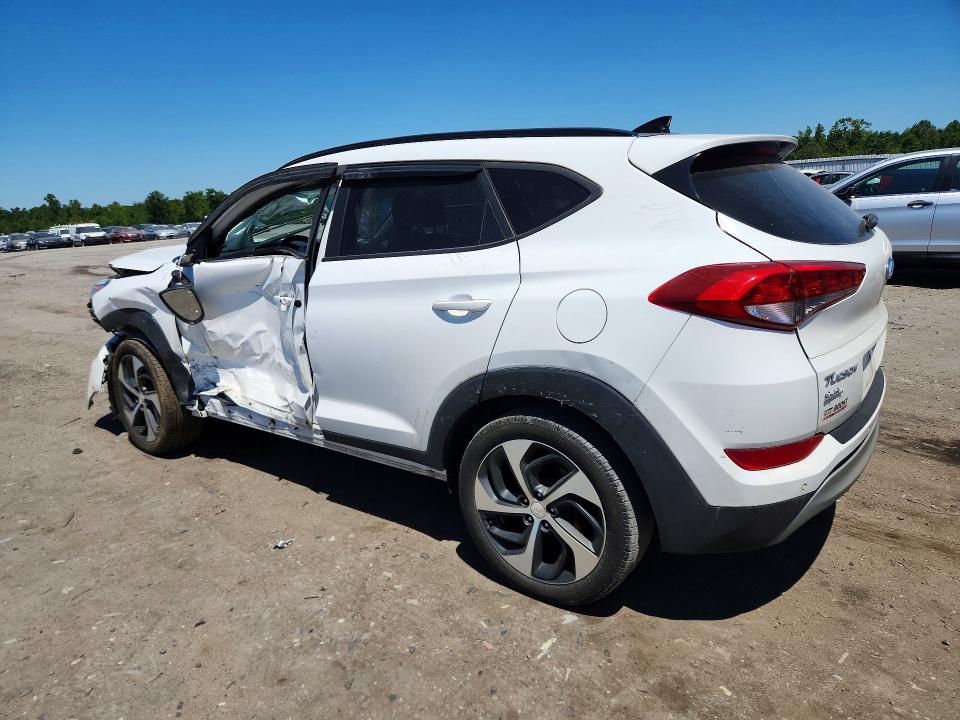 2018 Hyundai Tucson VIN KM8J33A23JU761639 COPART salvage auction — FRONT END, Va - Certificate Of Title, sold $2,200 on 2026-07-08 (photo 2)
