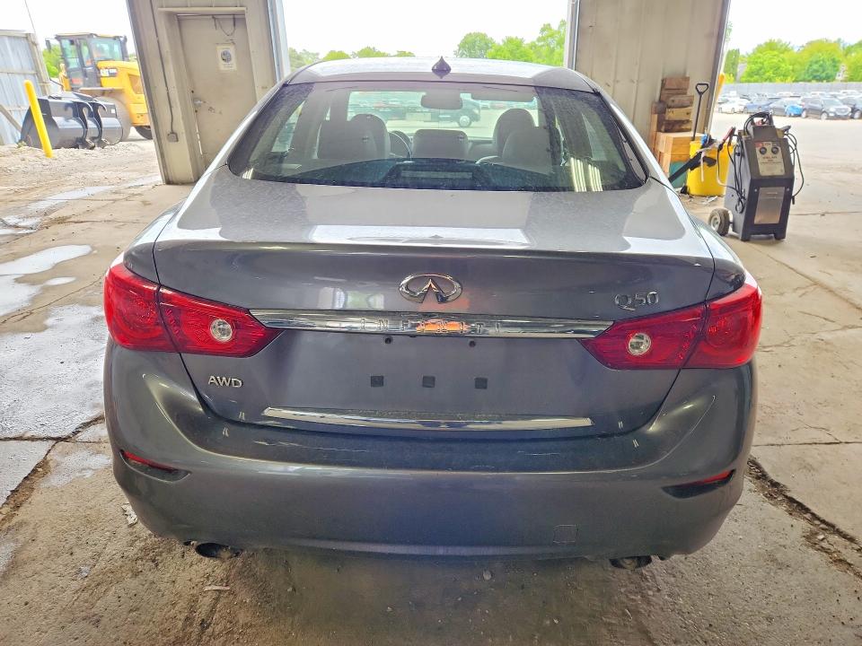 2015 Infiniti VIN JN1BV7ARXFM419607 COPART salvage auction — MINOR DENT/SCRATCHES, Wi - Certificate Of Title, sold $2,700 on 2026-07-06 (photo 6)