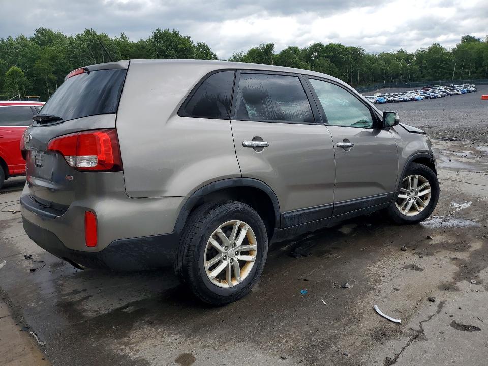 2014 Kia VIN 5XYKT3A69EG494218 COPART salvage auction — FRONT END, Pa - Certificate Of Salvage, sold $625 on 2026-07-08 (photo 3)