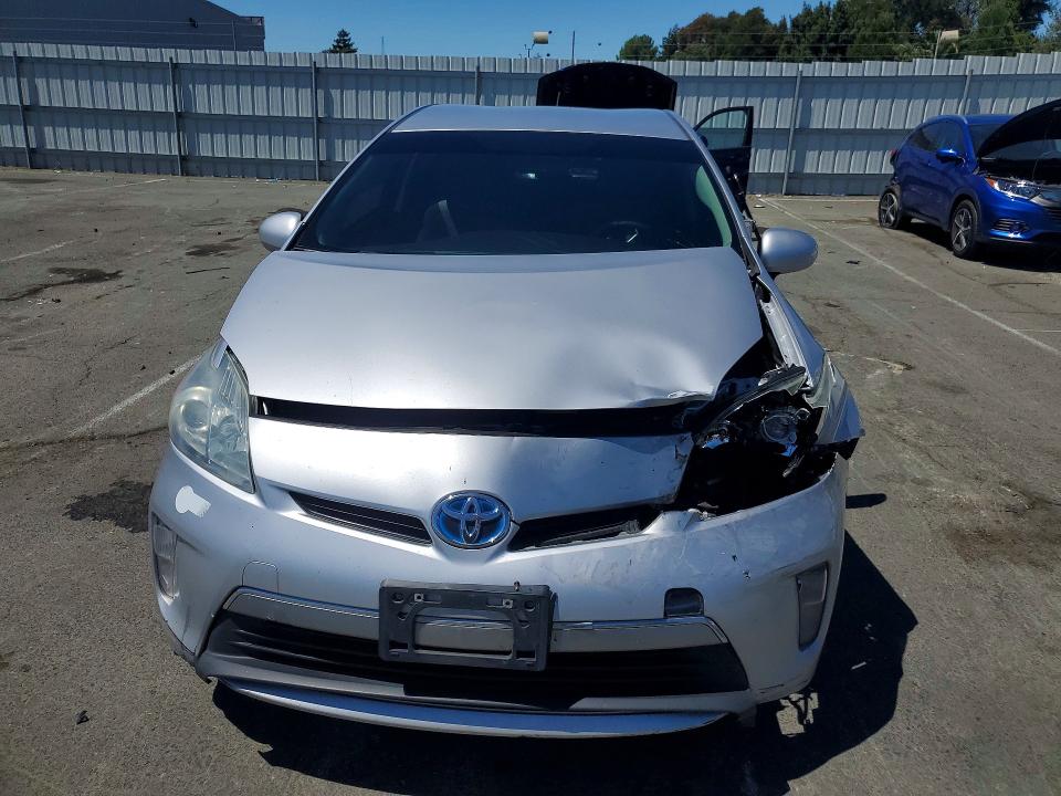 2013 Toyota Prius plug-in VIN JTDKN3DP6D3031776 COPART salvage auction — FRONT END, Ca - Salvage Certificate, sold $4,600 on 2026-07-10 (photo 5)