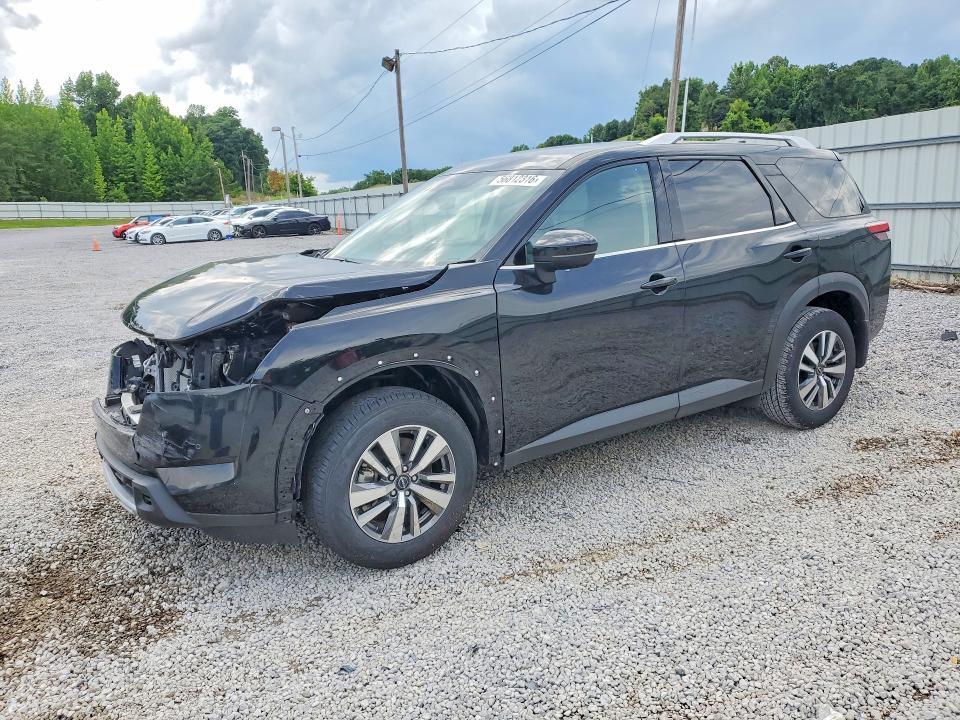 2025 Nissan Pathfinder VIN 5N1DR3CAXSC243552 COPART salvage auction — FRONT END, Mi - Cert Of Title-Salvage Vehicle, sold $8,200 on 2026-07-29 (photo 1)