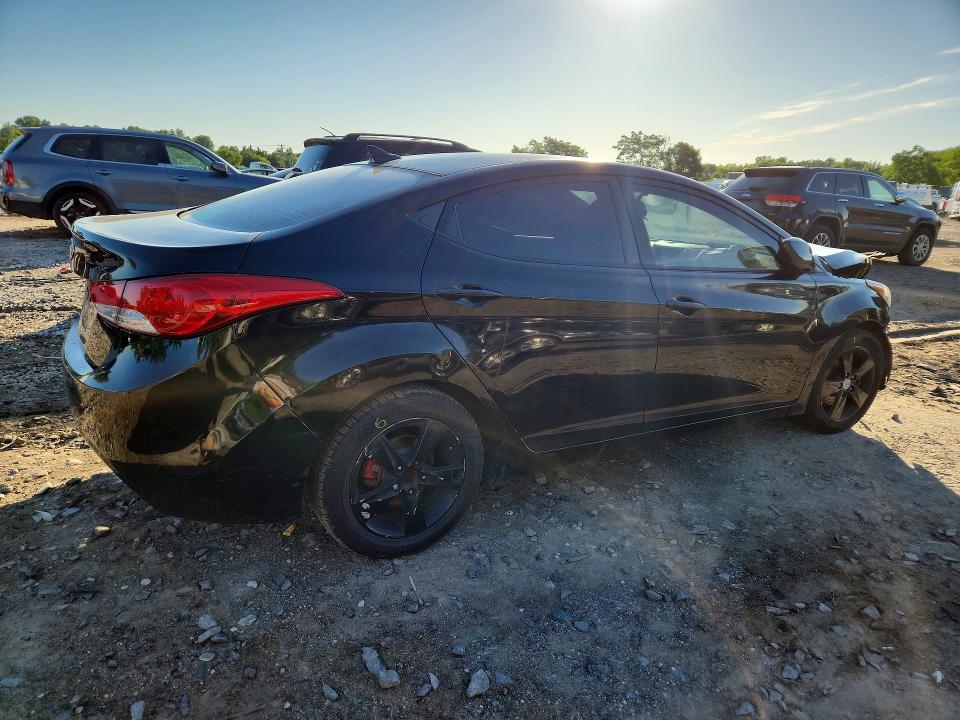 2013 Hyundai Elantra VIN KMHDH4AE1DU644032 COPART salvage auction — FRONT END, Salvage Title, sold $125 on 2026-07-21 (photo 3)