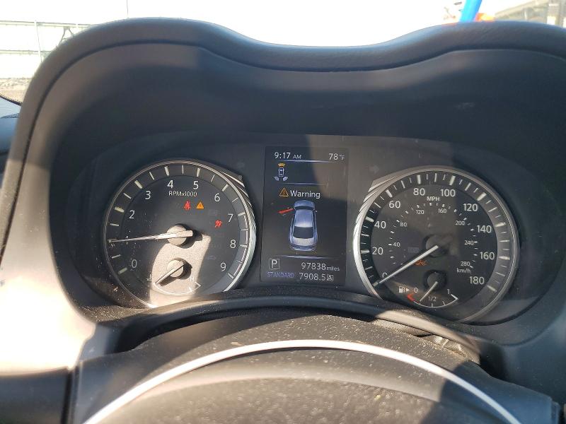 2020 Infiniti Q50 VIN JN1EV7AR5LM252792 COPART salvage auction — FRONT END, Mi - Certificate Of Title, sold $7,100 on 2026-07-17 (photo 9)