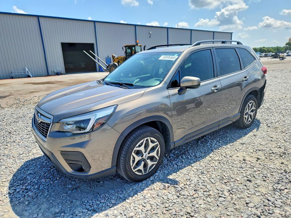 2021 Subaru Forester VIN JF2SKAJC3MH514175 COPART salvage auction — REAR END, Fl - Cert Of Title Slvg Rebuildable, sold $4,400 on 2026-07-27 (photo 1)
