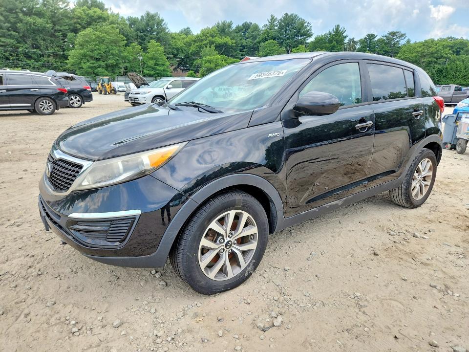 2016 Kia Sportage VIN KNDPBCAC9G7852724 COPART salvage auction — MECHANICAL, Ma - Certificate Of Title, sold $2,100 on 2026-07-27 (photo 1)