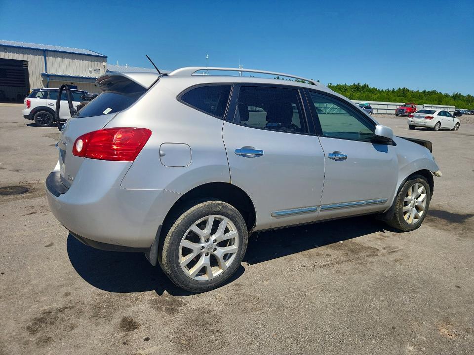 2011 Nissan Rogue VIN JN8AS5MV3BW305076 COPART salvage auction — FRONT END, Me - Cert Of Title-Salvage Collisio, sold $175 on 2026-07-24 (photo 3)