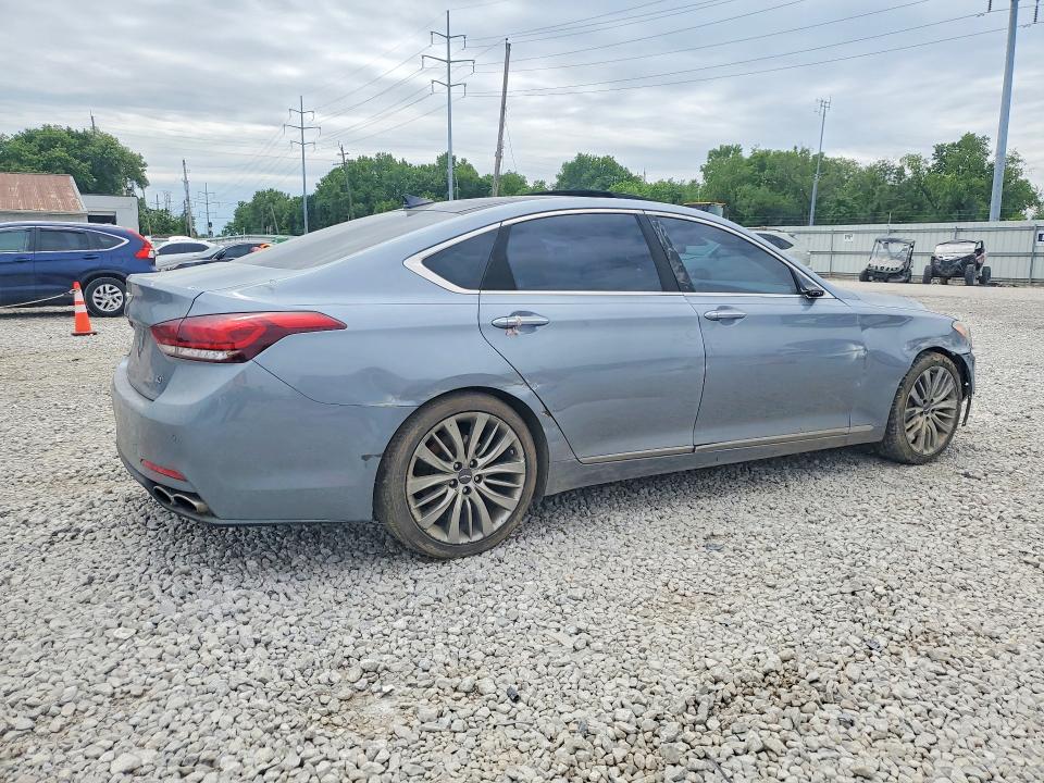 2017 Genesis VIN KMHGN4JFXHU178346 COPART salvage auction — FRONT END, Oh - Cert Of Title-Salvage, sold $800 on 2026-07-31 (photo 3)
