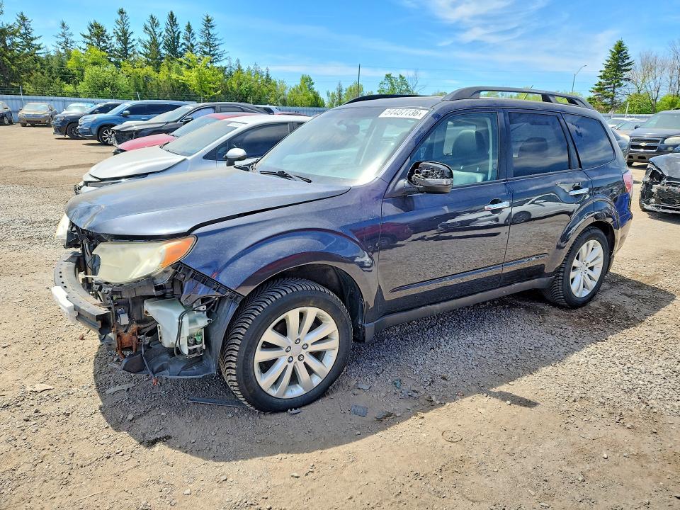 2012 Subaru Forester VIN JF2SHCEC1CH437874 COPART salvage auction — FRONT END, On - Permit No Brand - Unfit, sold $300 on 2026-07-09 (photo 1)