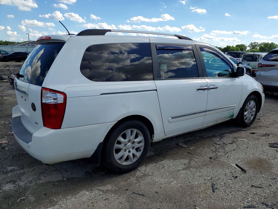 2010 Kia SEDONA VIN KNDMH4C36A6348603 COPART salvage auction — FRONT END, IN - CERT OF TITLE-SALVAGE TITLE, sold $400 on 2026-07-20 (photo 3)