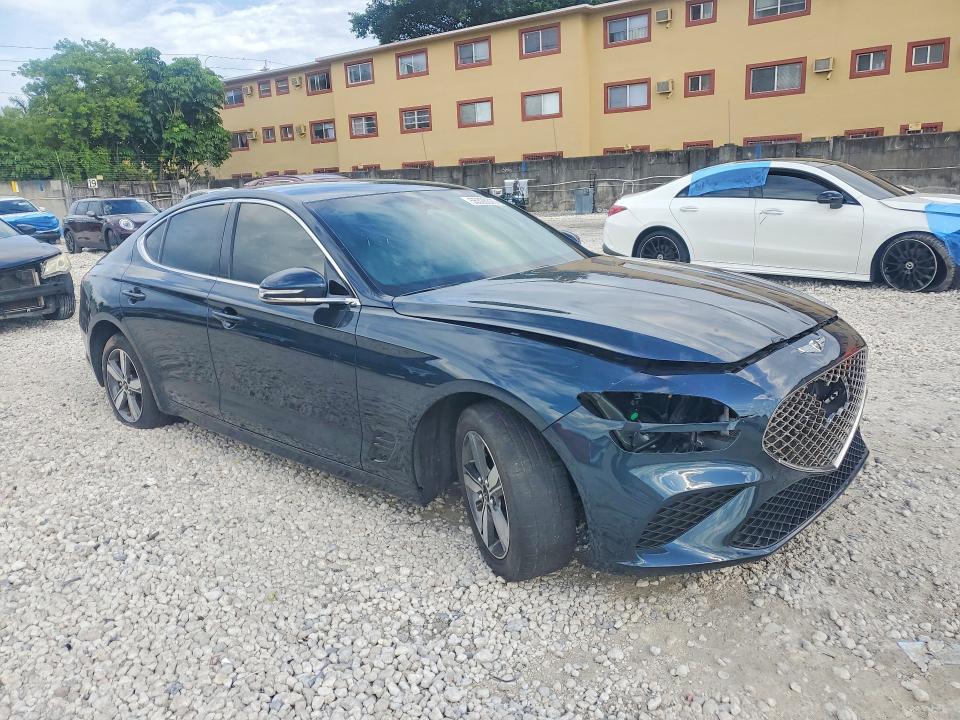 2023 Genesis G70 VIN KMTG34TA2PU106892 COPART salvage auction — FRONT END, Fl - Cert Of Title Slvg Rebuildable, sold $6,700 on 2026-07-21 (photo 4)