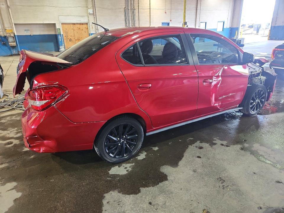 2020 Mitsubishi Mirage VIN ML32F4FJ3LHF08764 COPART salvage auction — FRONT END, Tx - Certificate Of Title, sold $1,350 on 2026-07-07 (photo 3)