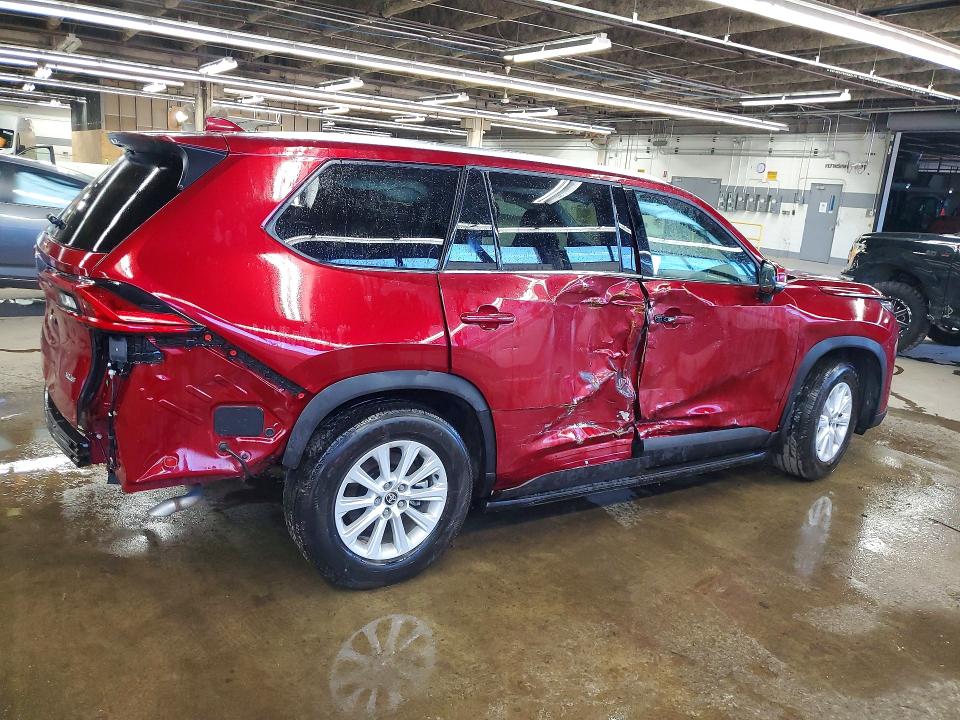 2024 Toyota Highlander VIN 5TDAAAB54RS051740 COPART salvage auction — SIDE, Il - Certificate Of Title, sold $21,250 on 2026-07-28 (photo 3)