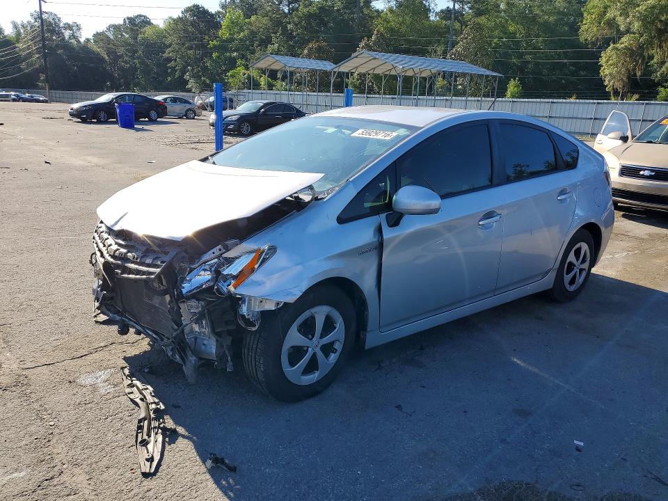 2014 Toyota Prius VIN JTDKN3DU8E0386800 COPART salvage auction — FRONT END, Ga - Cert Of Title-Salvage, sold $1,200 on 2026-07-27 (photo 1)