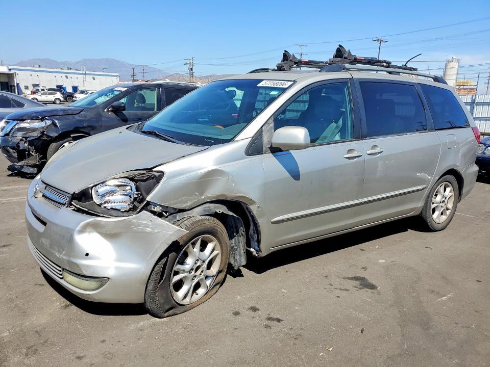 2005 Toyota Sienna VIN 5TDZA22C85S295148 COPART salvage auction — FRONT END, CA - SALVAGE CERTIFICATE, sold $775 on 2026-07-20 (photo 1)
