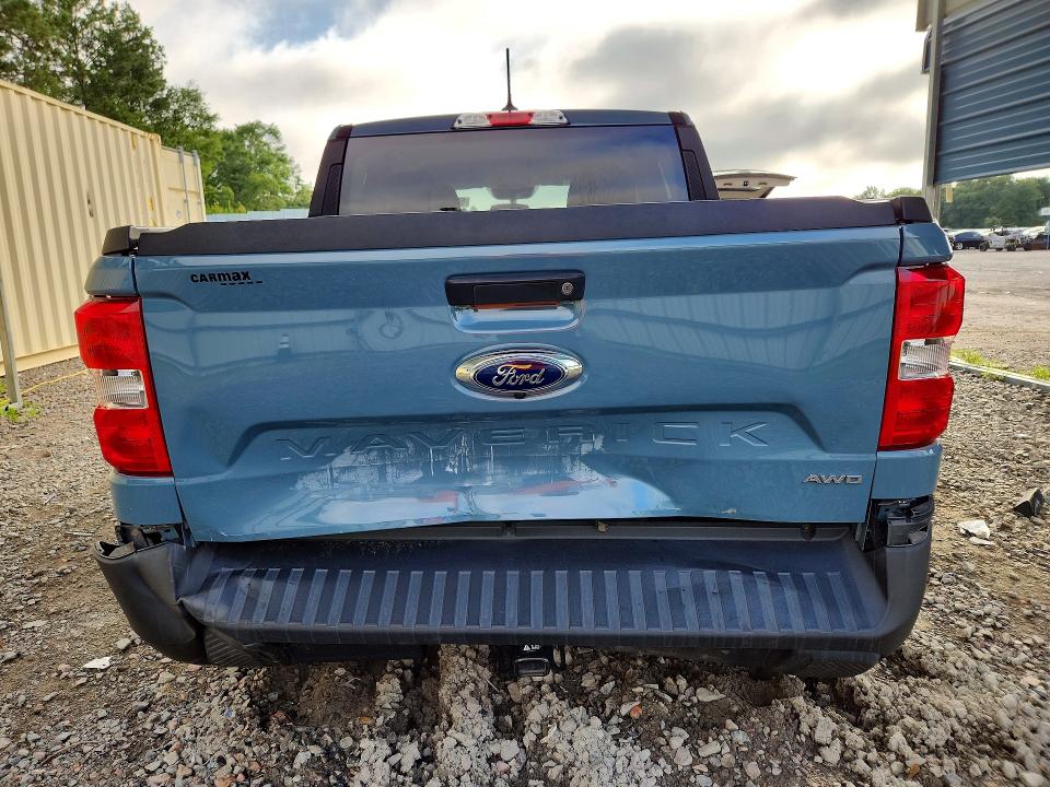 2022 Ford VIN 3FTTW8F97NRA08720 COPART salvage auction — REAR END, Sc - Cert Of Title-Salvage, sold $650 on 2026-07-28 (photo 6)