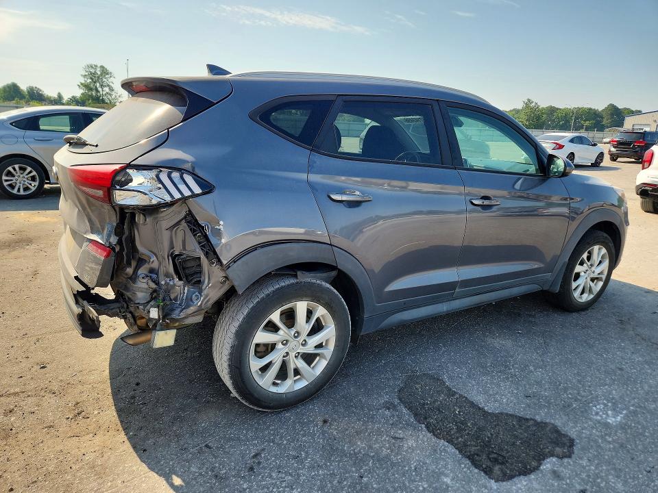 2019 Hyundai Tucson VIN KM8J33A4XKU051947 COPART salvage auction — REAR END, Nc - Salvage Certificate Of Title, sold $5,600 on 2026-07-21 (photo 3)