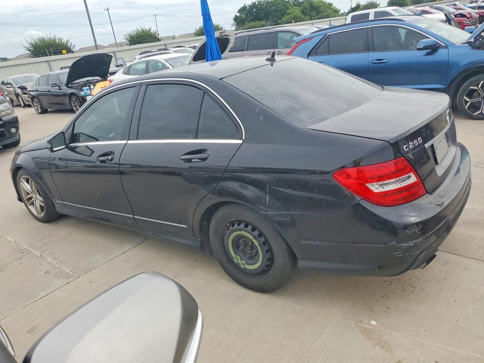 2014 Mercedes-benz VIN WDDGF4HB0ER305159 COPART salvage auction — FRONT END, Tx - Salvage Vehicle Title, sold $1,150 on 2026-08-20 (photo 2)