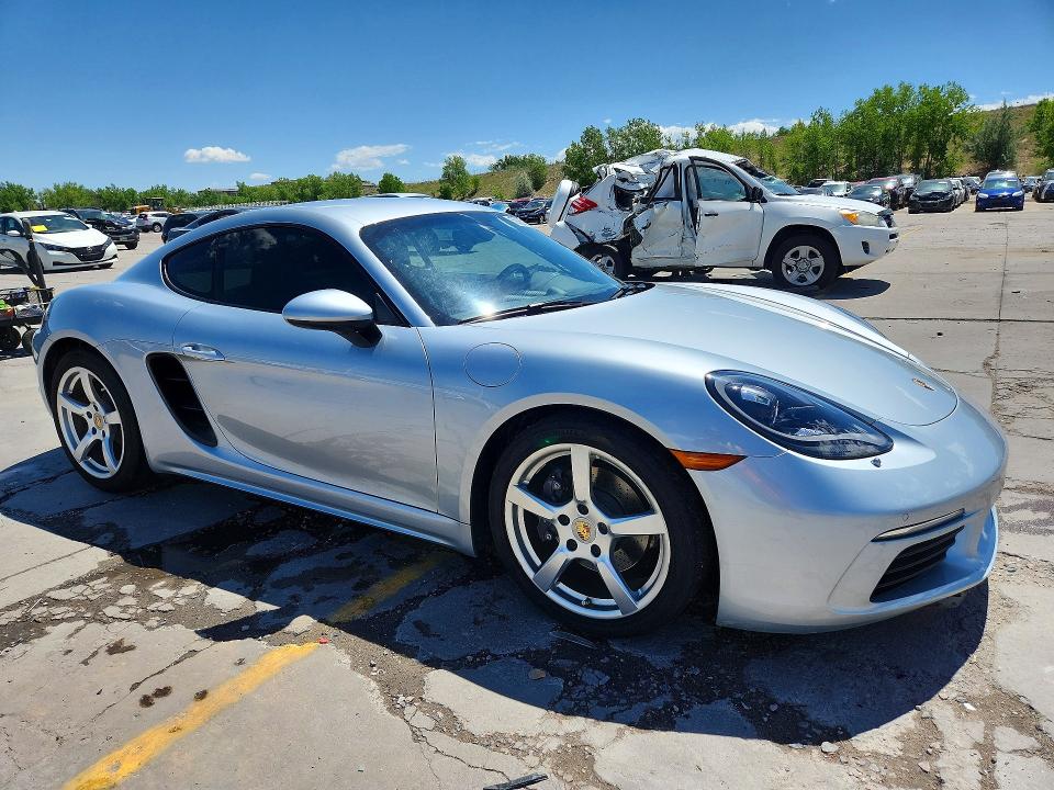 2018 Porsche Cayman VIN WP0AA2A85JK261146 COPART salvage auction — FRONT END, Co - Public - Salvage Title, sold $28,750 on 2026-07-20 (photo 4)