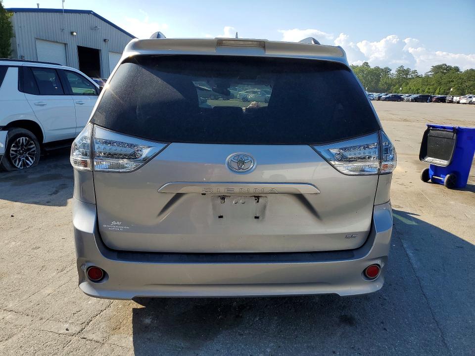 2018 Toyota Sienna VIN 5TDXZ3DC1JS953177 COPART salvage auction — FRONT END, Ga - Cert Of Title-Salvage, sold $375 on 2026-07-23 (photo 6)