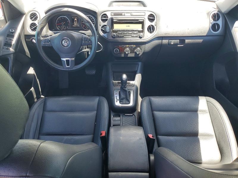 2012 Volkswagen Tiguan VIN WVGAV7AX1CW518397 COPART salvage auction — REAR END, Ca - Salvage Certificate, sold $60 on 2026-07-27 (photo 8)