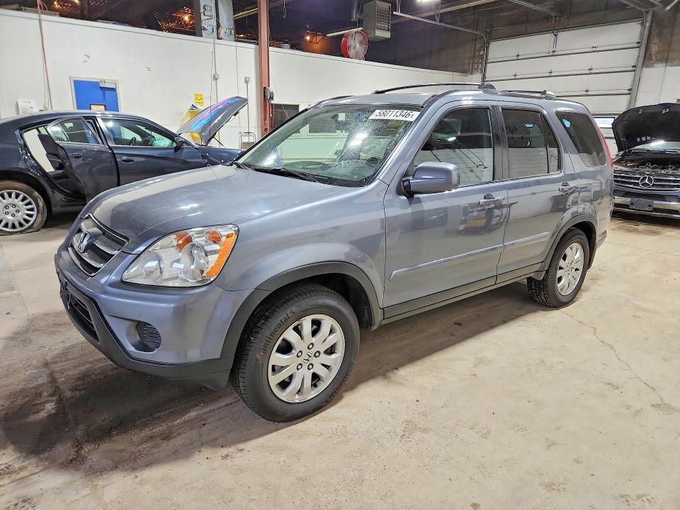 2005 Honda Cr-v VIN JHLRD78955C005694 COPART salvage auction — VANDALISM, Mn - Parts Vehicle Bill Of Sale, sold $550 on 2026-07-14 (photo 1)