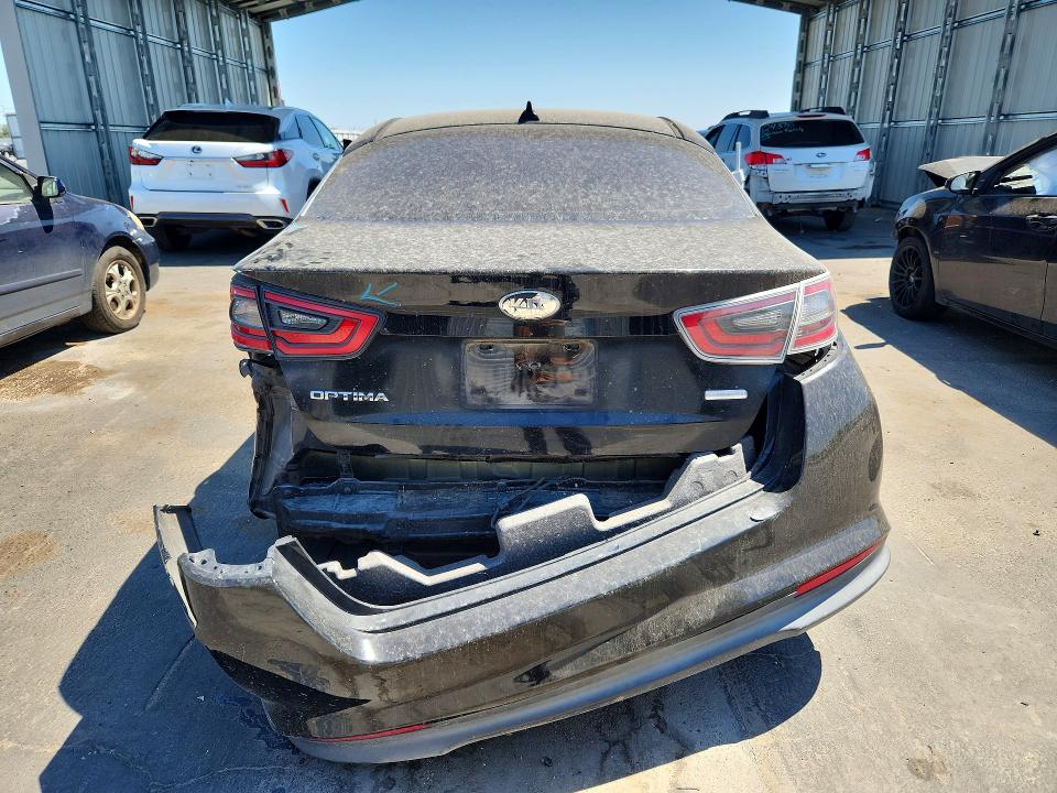 2014 Kia Optima VIN KNAGM4AD1E5071050 COPART salvage auction — REAR END, Ca - Salvage Certificate, sold $1,750 on 2026-07-09 (photo 6)