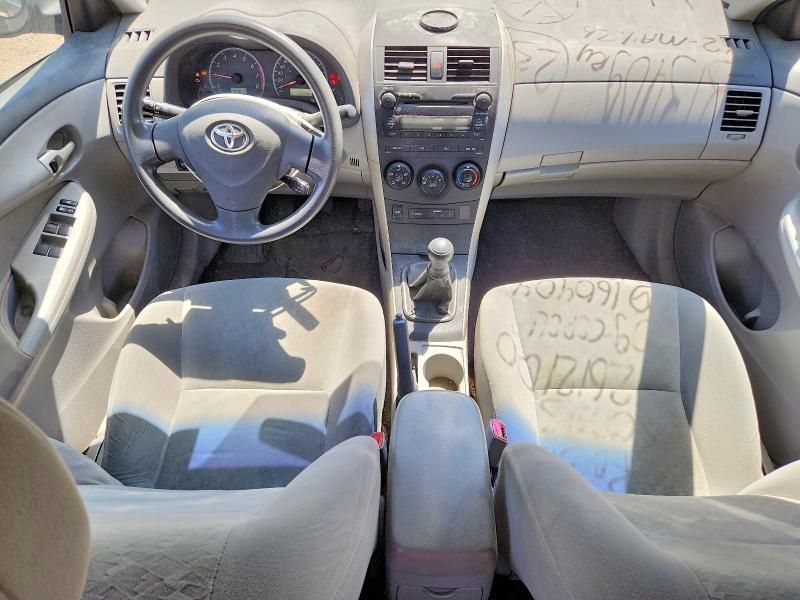 2009 Toyota Corolla VIN 2T1BU40E69C160404 COPART salvage auction — HAIL, Ab - Bos - Active, sold $1,450 on 2026-07-03 (photo 8)