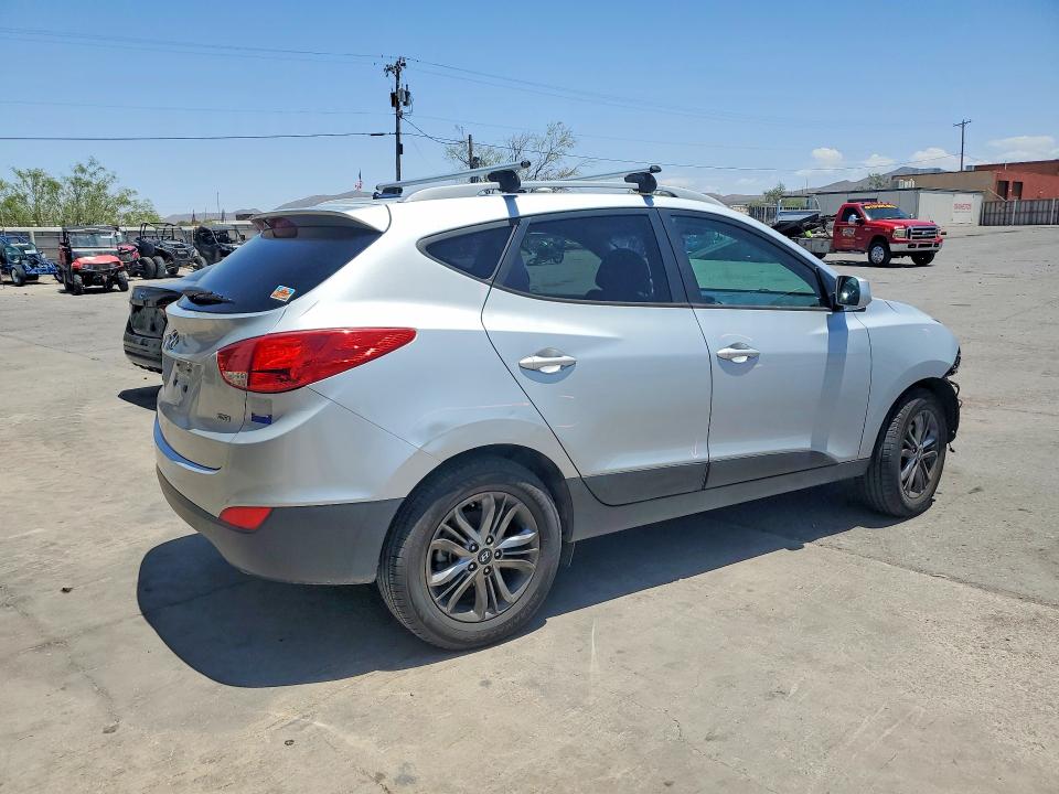 2015 Hyundai Tucson VIN KM8JUCAG7FU961696 COPART salvage auction — FRONT END, Tx - Salvage Vehicle Title, sold $1,350 on 2026-07-24 (photo 3)