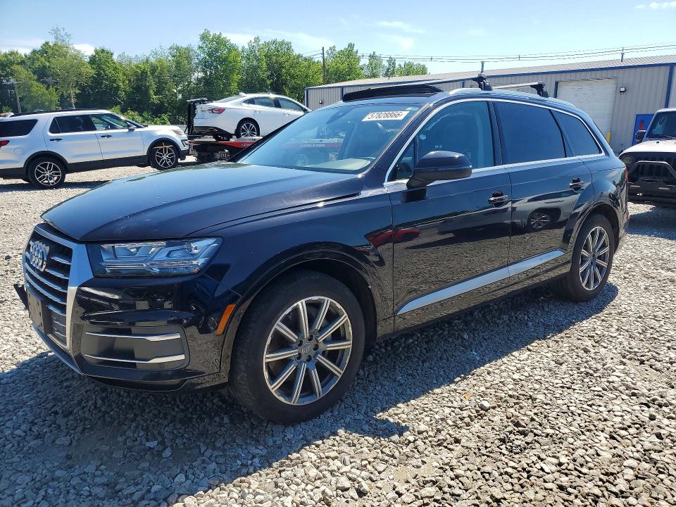 2019 Audi Q7 VIN WA1LHAF76KD018749 COPART salvage auction — FRONT END, Ma - Cert Of Title-Salvage, sold $6,100 on 2026-07-06 (photo 1)