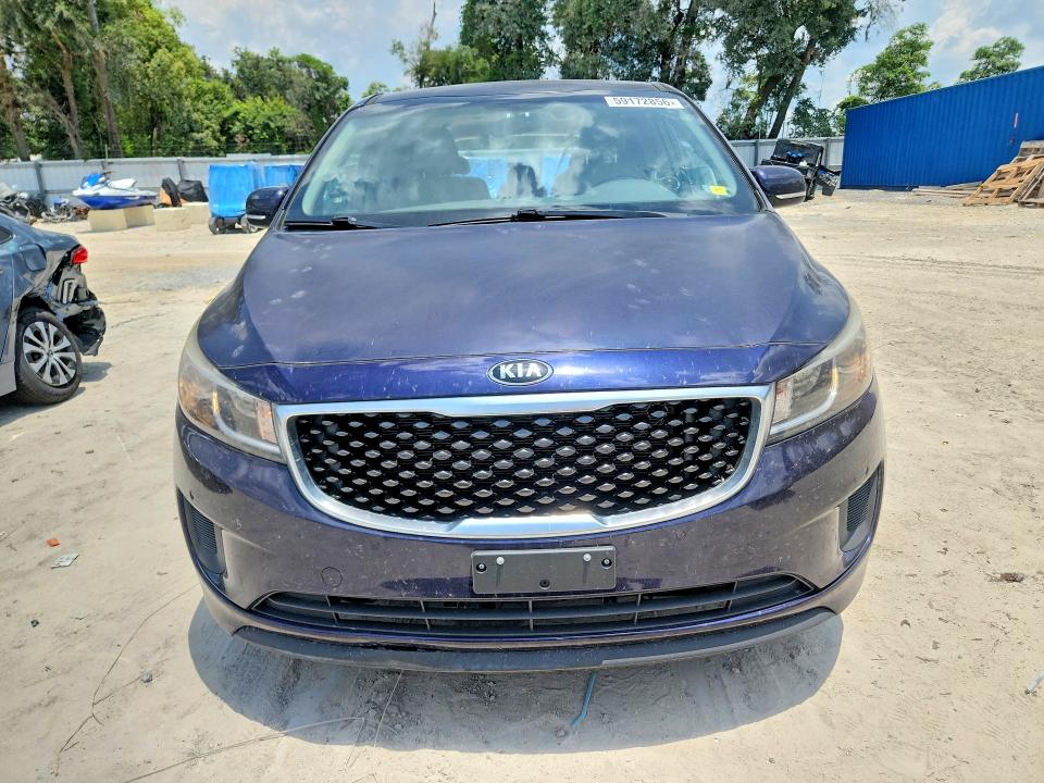 2018 Kia SEDONA VIN KNDMB5C19J6385988 COPART salvage auction — REAR END, Fl - Cert Of Title Slvg Rebuildable, sold $1,200 on 2026-07-28 (photo 5)