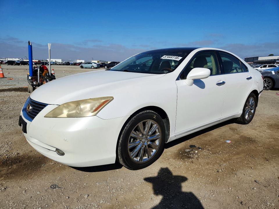 2008 Lexus Es 350 VIN JTHBJ46G682215172 COPART salvage auction — REAR END, CA - SALVAGE CERTIFICATE, sold $750 on 2026-07-28 (photo 1)