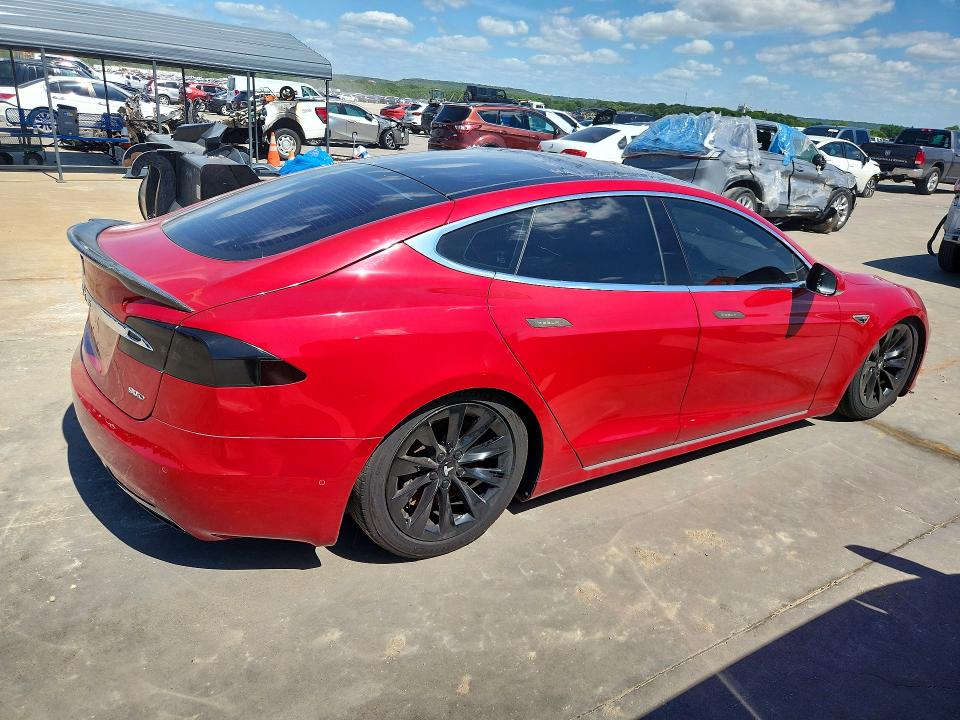 2016 Tesla VIN 5YJSA1E25GF156830 COPART salvage auction — ROOF, TX - CERTIFICATE OF TITLE, sold $5,600 on 2026-08-26 (photo 3)